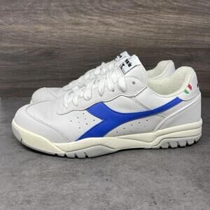 Diadora Maverick HOC Sneakers Mens Size 9 White Blue